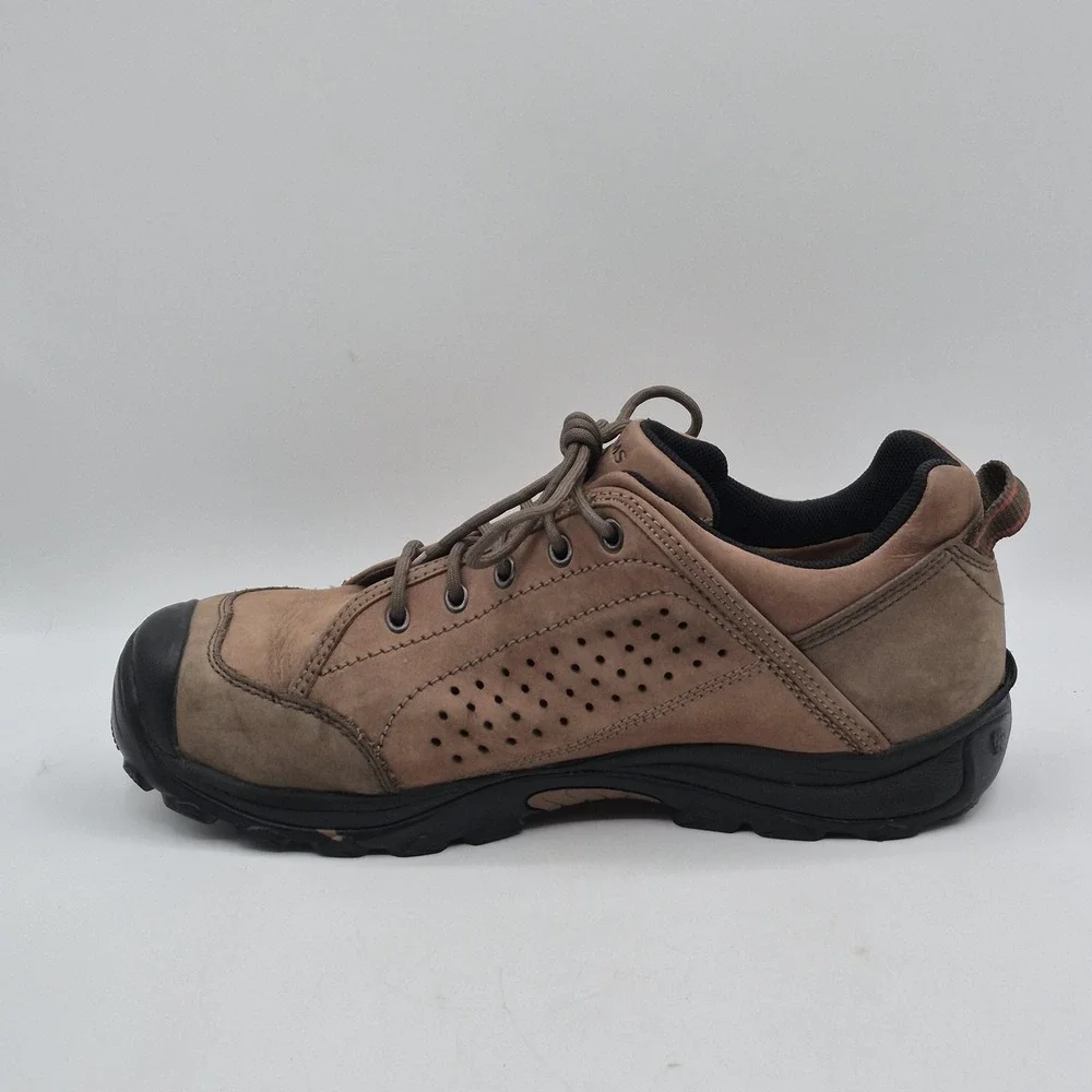 Simms Shoes Mens Size 12 Brown Gore-Tex Vibram Leather‎ Hiking Outdoor Trail